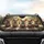 Six Curious Chihuahuas Sun-Kissed Floral Garden - Dog Lover Gift Car Sunshade - 4