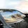 Joyful Greyhound Dogs Sandy Beach Ocean - Dog Lover Coastal Living Gift Car Sunshade - 6
