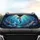 Iridescent Mermaid, Floral Adornments, Coral Reef Underwater - Ocean Life Lover Gift Car Sunshade - 4