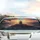 Japanese Pagoda Autumn Forest Glowing Sun - Everyday Auto Essential Car Sunshade - 5