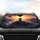 Japanese Pagoda Autumn Forest Glowing Sun - Everyday Auto Essential Car Sunshade - 4