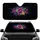 Luminous Gradient Paw Prints Iridescent Nebula - Everyday Gift for Pet Lovers Car Sunshade - 1