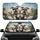 Five Schnauzer Dogs Urban City Scene - Essential Auto Gift for Pet Lovers on Road Trips Car Sunshade - 1