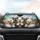 Five Schnauzer Dogs Urban City Scene - Essential Auto Gift for Pet Lovers on Road Trips Car Sunshade - 4