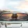 Majestic Lion Ocean Waves Sunset Sky - Nature Lover Gift Car Sunshade - 5