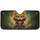 Orange Cat Spiky Fur Long Tongue Glowing Eyes Beige Jacket - Cat Lover Gift Car Sunshade - 3