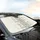 Tribal Aztec Geometric Diamond Chevron Lines - Auto Interior Decor Car Sunshade - 6
