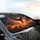 Phoenix Fiery Wings Smoke Burning Cityscape - Fantasy Enthusiast Mythology Gift Car Sunshade - 6