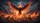 Phoenix Fiery Wings Smoke Burning Cityscape - Fantasy Enthusiast Mythology Gift Car Sunshade - 7
