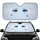Luminous Anime Eyes Celestial Aura Stars Bubbles Light - Fantasy Lover Gift Car Sunshade - 1