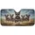 Energetic Schnauzer Dogs Charging Landscape - Adventure Dog Lover Gift Car Sunshade - 3