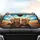 Five Excited Bengal Cats Driving Adventure - Cat Lover Gift Car Sunshade - 4