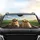 Smiling Golden Retrievers Country Road Trip Adventure Freedom Gift Car Sunshade - 4
