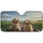 Smiling Golden Retrievers Country Road Trip Adventure Freedom Gift Car Sunshade - 3