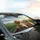Smiling Golden Retrievers Country Road Trip Adventure Freedom Gift Car Sunshade - 6