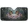 Two Symmetric Leopard Lacewing Butterflies Cherry Blossom Garden - Wildlife Lover Gift Car Sunshade - 3