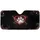 Vibrant Red Heart Outline Soft White Paw Print - Animal Lover Everyday Lifestyle Gift Car Sunshade - 3