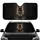 German Shepherd Dog Alert Mid-Action Stance with Energy Streaks - Everyday Dog Lover Gift Car Sunshade - 1