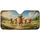 Golden Retrievers Sun-Drenched Rolling Hills - Adventure Dog Lover Gift Car Sunshade - 3