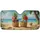 Jovial Pineapples Tropical Beach Starfish Seashells - Summer Beach Trip Car Sunshade - 3