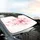 Delicate Scattered Varied Size Bows - Car Interior Accessory - Gift for Bow Lover Car Sunshade - 6