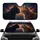 Black Ginger Cats Touching Noses Cosmic Sky - Feline Space Lover Gift Car Sunshade - 1