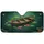 Vibrant Koi Fish Rustic Rowboat Lily Pads Red Lotus - Nature Lover Gift Car Sunshade - 3