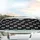 White Satin Ribbon Bows Luminous Dots Black Background - Car Decor Gift Car Sunshade - 5