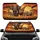 African Elephant Lion Giraffe Zebra Rhino Savannah Sunset Wildlife Lover Gift Car Sunshade - 1