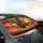 African Elephant Lion Giraffe Zebra Rhino Savannah Sunset Wildlife Lover Gift Car Sunshade - 6