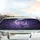 Ethereal Fairy Moon Glowing Flowers Purple Butterflies Cosmic Sky - Fantasy Gift Car Sunshade - 5
