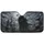 Grim Reaper Graveyard Crows Full Moon - Gothic Lover Gift Car Sunshade - 3