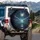 Cosmic Constellation Water Reflection - Outdoor Adventure Journey Explorer Gift Spare Tire Cover - 3