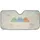 Friendly Cloud Faces Sky - Travel Essentials Gift for Kids Car Sunshade - 3