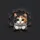 Calico Cat Curious Innocent Eyes Jagged Opening Torn Edges - Everyday Cat Lover Gift Spare Tire Cover - 6
