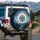 Five Geniuses Celestial Compass Rose Mountain Sky - Explorer Travel Gift Spare Tire Cover - 3