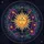 Mystical Sun Moon Constellation Floral - Car Decor Gift Spare Tire Cover - 6