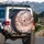 Rose Gold Deer Star Pinecone Christmas Ornaments - Festive Car Holiday Gift Spare Tire Cover - 3