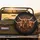 Rich Brown Expressive Highland Cow Trio - Farmhouse Decor Gift for Cow Lover Spare Tire Cover - 2