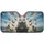 White Rabbit Driving Wild Farm Animals & Colorful Balloons - Adventure Lover Gift Car Sunshade - 3