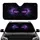 Piercing Glowing Eyes Swirling Irises Shimmering Eyelashes Arcane Symbols Car Sunshade - 1