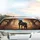 Majestic Black Horse Autumn Forest - Wildlife Lover Gift Car Sunshade - 5