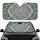 Starburst Geometric Mosaic Polished Ceramic Tiles Car Sunshade - 1