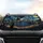 Black Cat European City Lights Coastal Starry Night Sky Shoreline - Travel Essentials Gift Car Sunshade - 4
