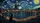 Black Cat European City Lights Coastal Starry Night Sky Shoreline - Travel Essentials Gift Car Sunshade - 7