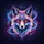 Crystalline Polygonal Fox Head Cosmic Night - Wildlife Lover Gift Spare Tire Cover - 6