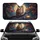 Owl Full Moon Gnarled Branch Autumn Leaves Antique Lantern - Wildlife Lover Gift Car Sunshade - 1