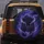 Black Panther Piercing Neon Purple Eyes Purple Smoke Cosmic Nebulae - Fantasy Lover Wildlife Gift Spare Tire Cover - 5