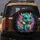 Baby Dragon Iridescent Wings Neon Splashes - Fantasy Lover Gift Spare Tire Cover - 5