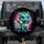 Baby Dragon Iridescent Wings Neon Splashes - Fantasy Lover Gift Spare Tire Cover - 1